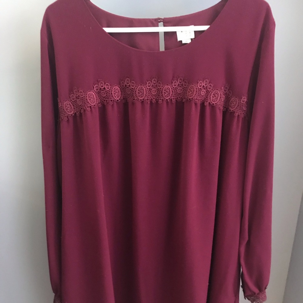 Purple midi dress